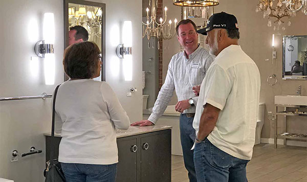Pasadena Ferguson Construction Project by HartmanBaldwin - Hartman Baldwin Pre-Launch HartmanBaldwin staff and potential clients in showroom.