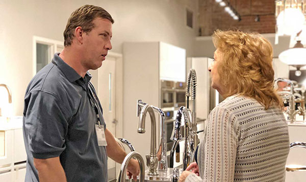 Pasadena Ferguson Construction Project by HartmanBaldwin - Hartman Baldwin Pre-Launch HartmanBaldwin staff and potential clients in showroom.