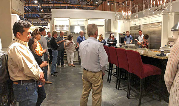 Pasadena Ferguson Construction Project by HartmanBaldwin - Hartman Baldwin Pre-Launch HartmanBaldwin staff and potential clients in showroom.