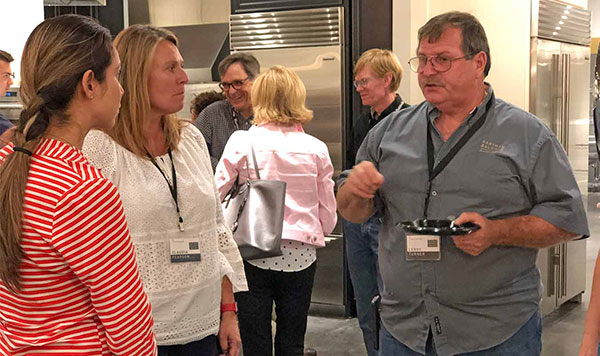 Pasadena Ferguson Construction Project by HartmanBaldwin - Hartman Baldwin Pre-Launch HartmanBaldwin staff and potential clients in showroom.