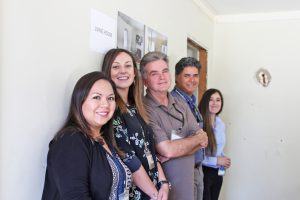 HartmanBaldwin staff presenting new project inside.