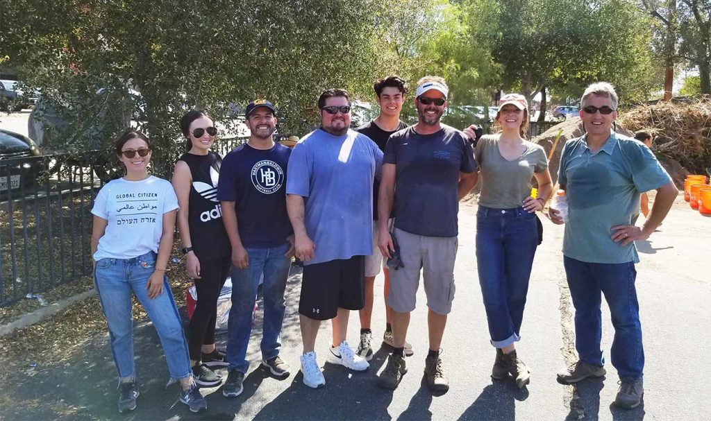 HartmanBaldwin staff assisting with local project.