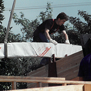 Rob Abersek framing new remodeling project.