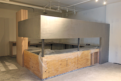 Before image of HartmanBaldwin Pasadena office's conference room.