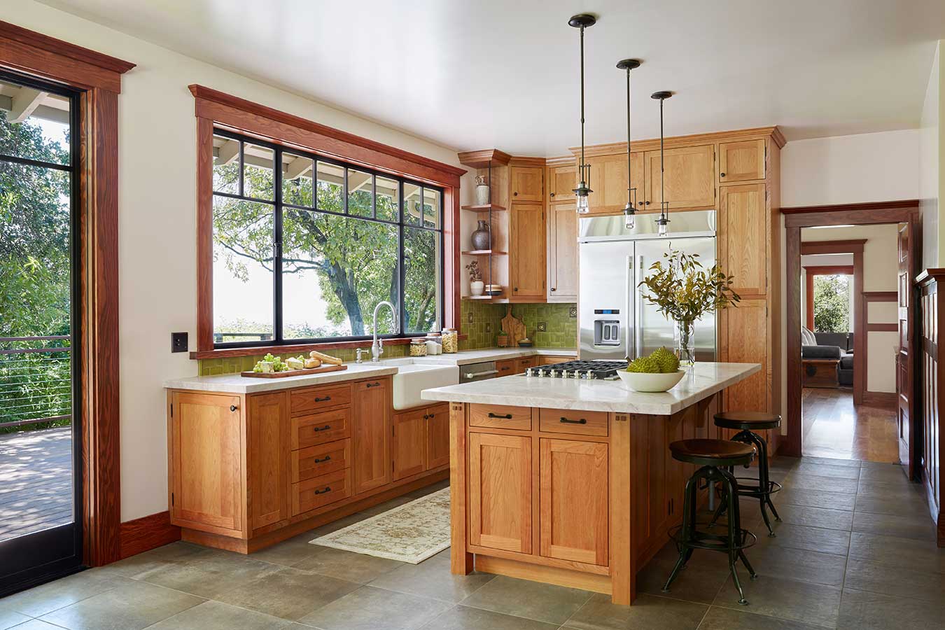 Mira Monte Craftsman Kitchen and Craftsman Renovation by HartmanBaldwin
