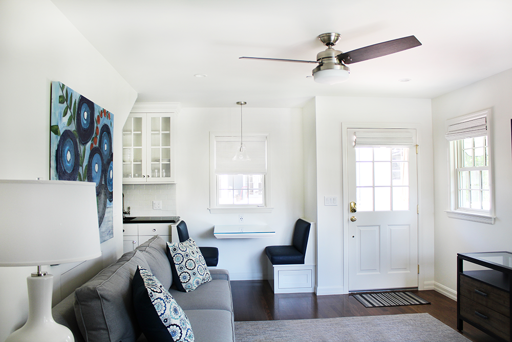 Detached ADU design build in Southern California by HartmanBaldwin - Hartman Baldwin Pre-Launch Detached-ADU-Interior-LIving-Space