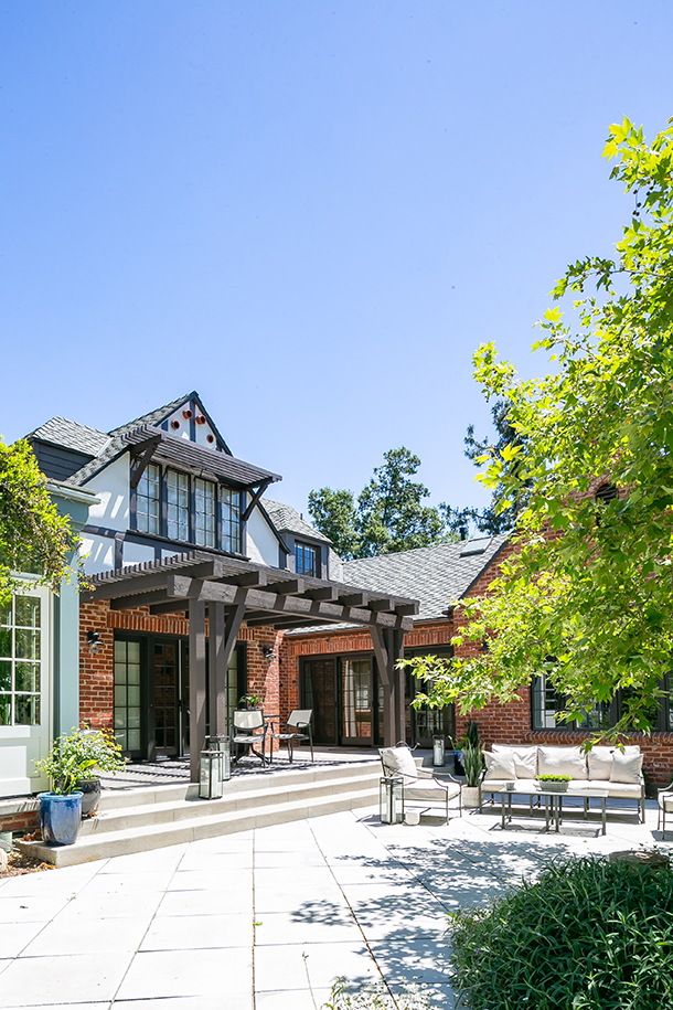 Old English Home Renovation Outdoor Living Design by HartmanBaldwin