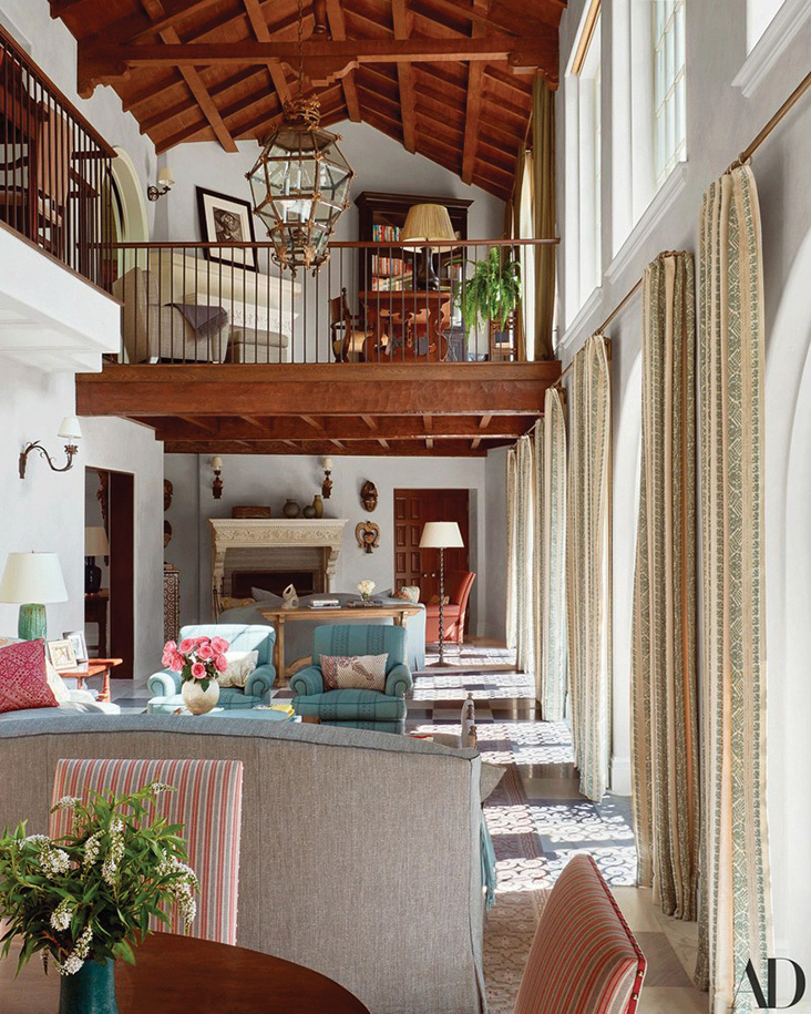 Italianate Villa Custom Home Restoration by HartmanBaldwin Photo by Architectural Digest