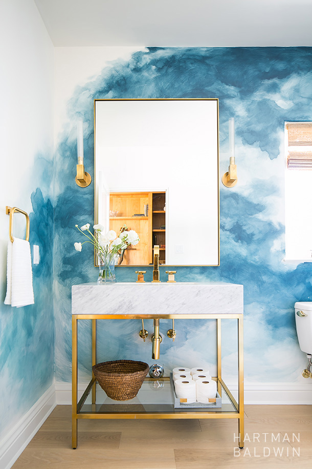 French Normandy Style Living Room Renovation by HartmanBaldwin Hillside French Normandy Custom Bathroom Renovation Design Rebuild by HartmanBaldwin