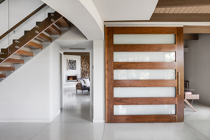 HartmanBaldwin Mid-Century Modern Office Barn Door