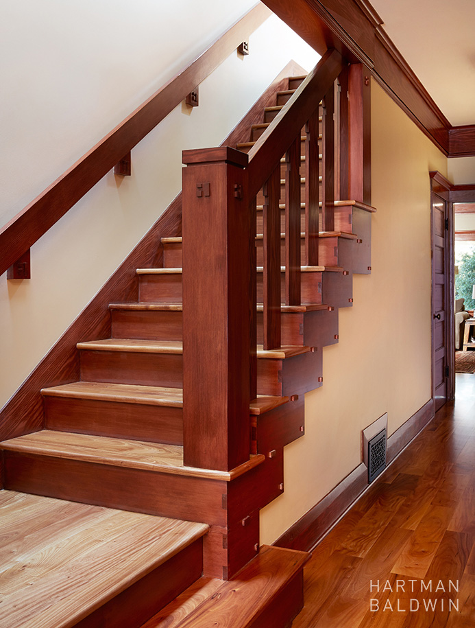 Craftsman Home Renovation Staircase Design by HartmanBaldwin Craftsman Home Renovation Staircase by HartmanBaldwin