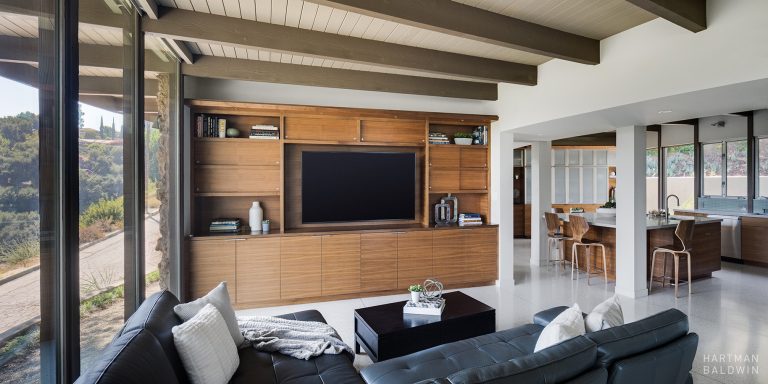 Mid-Century Modern Custom Home Remodel Living Room Design by HartmanBaldwin Mid-Century Modern Custom Home Remodel Living Room