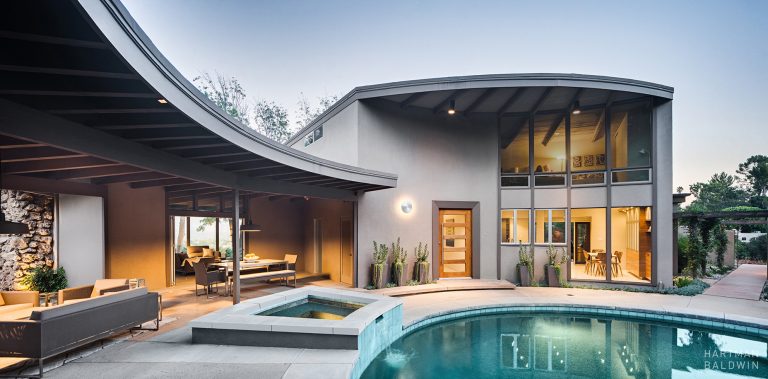 HartmanBaldwin Robin Residence Mid-Century Modern Custom Home Remodel Mid-Century Modern Outdoor Home Renovation by HartmanBaldwin