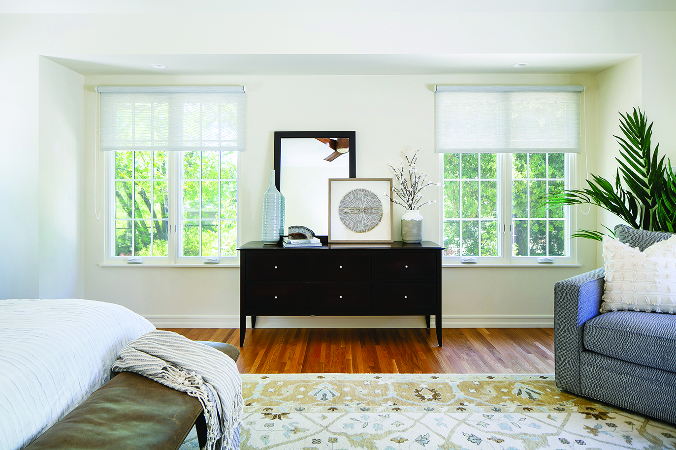 New bedroom wing addition with comfortable contemporary interior design