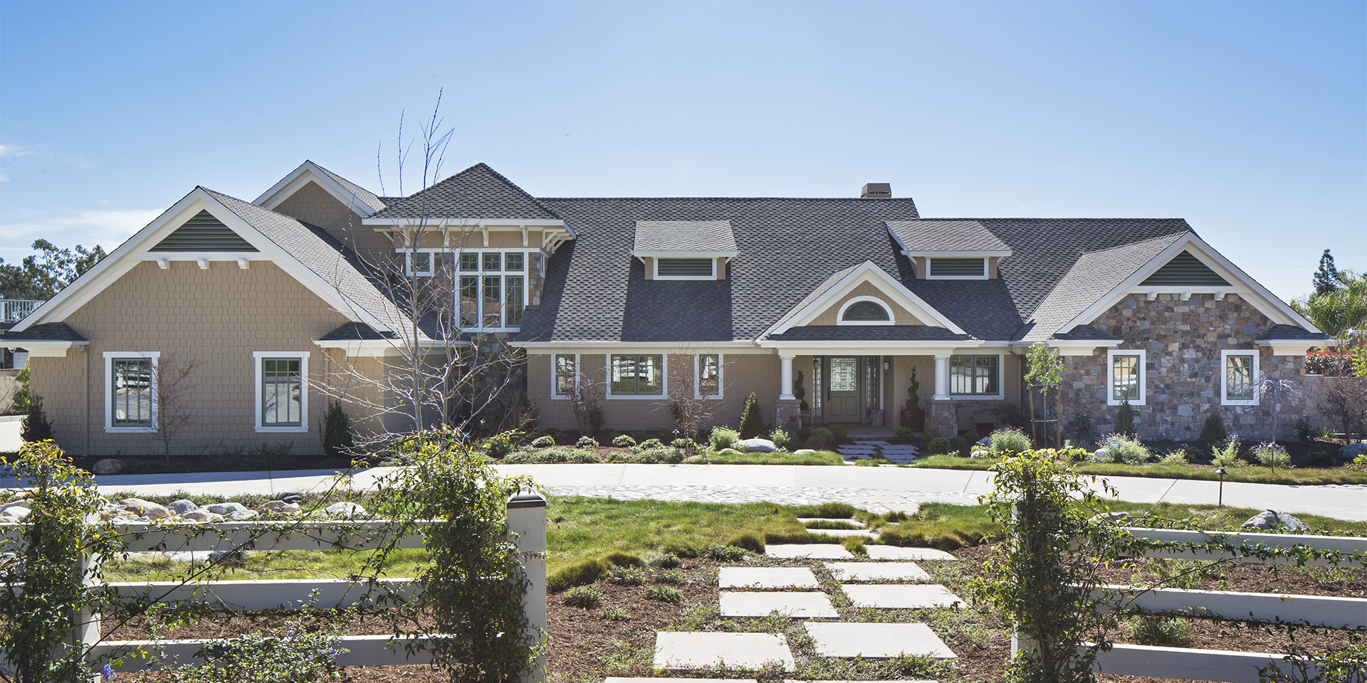 HartmanBaldwin_Lamonette Residence_Front Exterior_New Custom Home_Blog Banner - Hartman Baldwin Pre-Launch